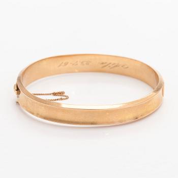Armring, 14K guld, Westerback, Helsingfors 1950-tal.