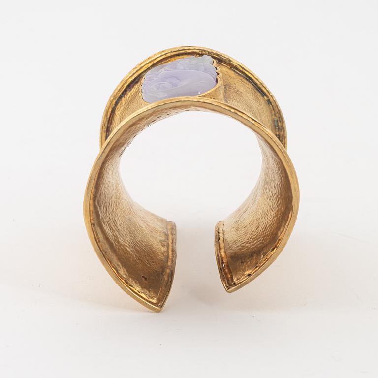 A bracelet with stone inlay, 20th Century.
