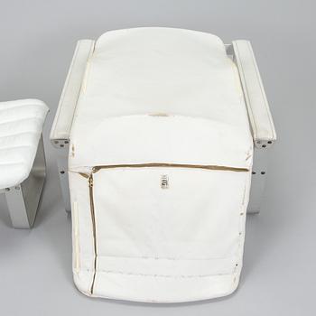 Ilmari Lappalainen, a "Pulkka" easy chair and ottoman for Asko, designed year 1968.