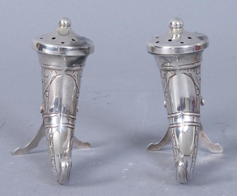 KRYDDKAR, ett par, sterling, Norge. 34 gram.