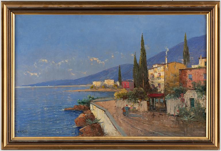 GEORG FISCHHOF, oil on canvas, signed.