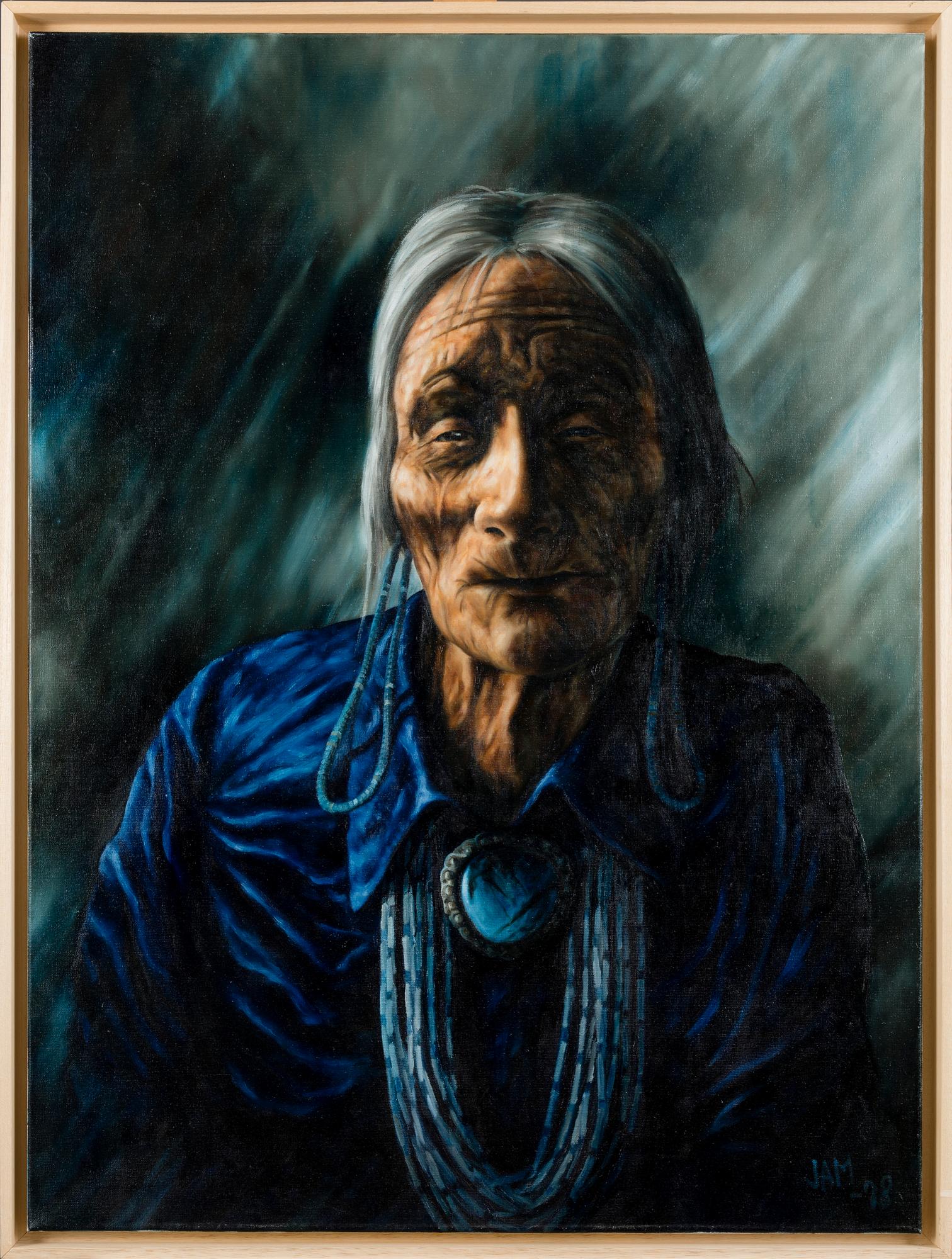 SAMPSA SARPARANTA,"OLD ECUDORIAL INDIAN WOMAN".