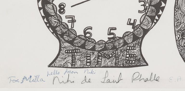 NIKI DE SAINT PHALLE, färgserigrafi, signerad, Epreuve d'artiste.