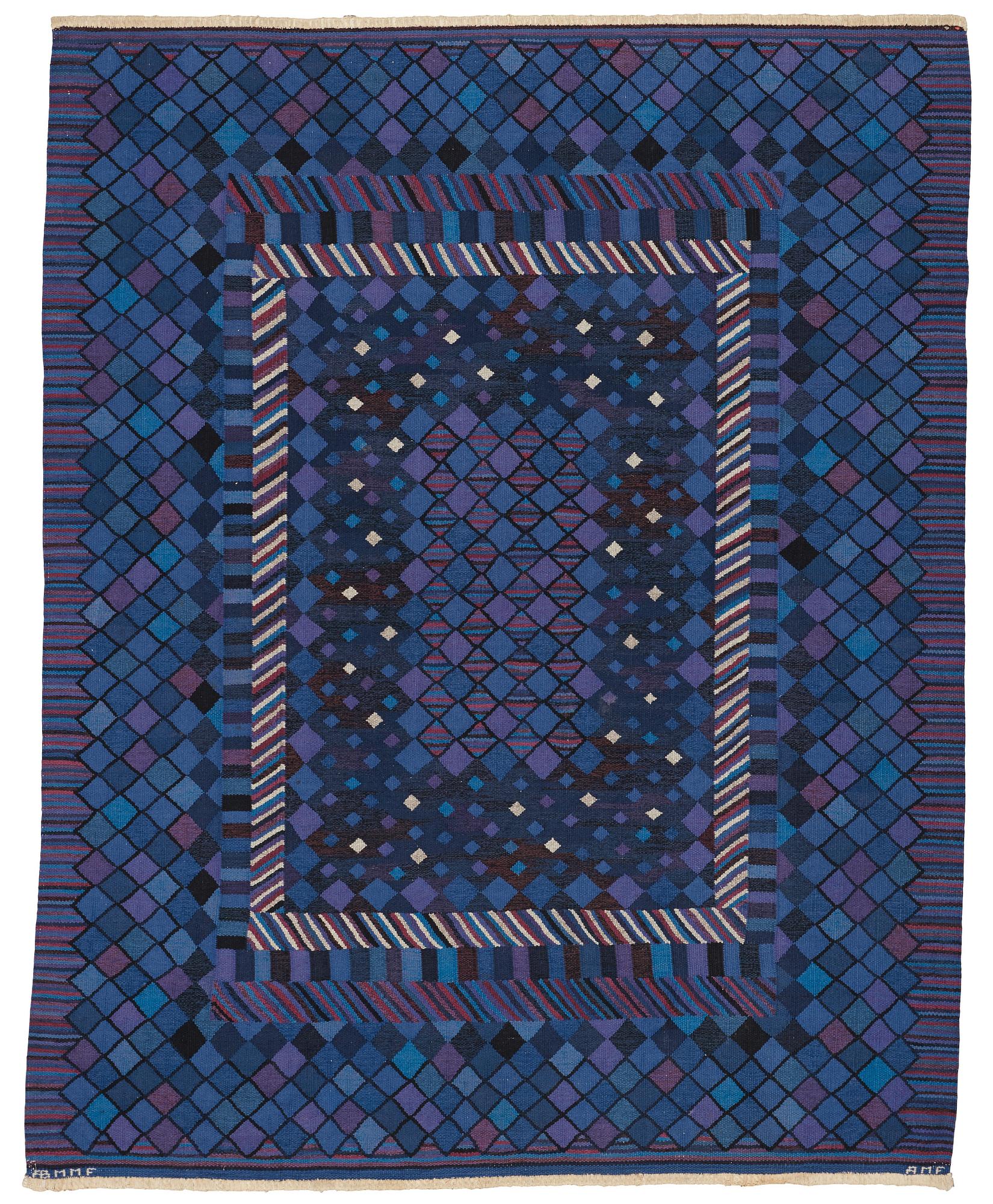 Ann-Mari Lindbom, gift Forsberg, MATTO, Ann-Mari Forsberg, AB MMF, ca 259 x 204,5 cm.