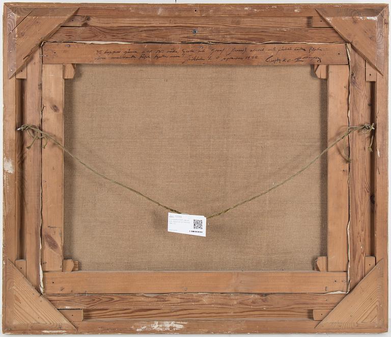 ELIS BARKSTEDT, olja på duk. Signerad och daterad 1916.