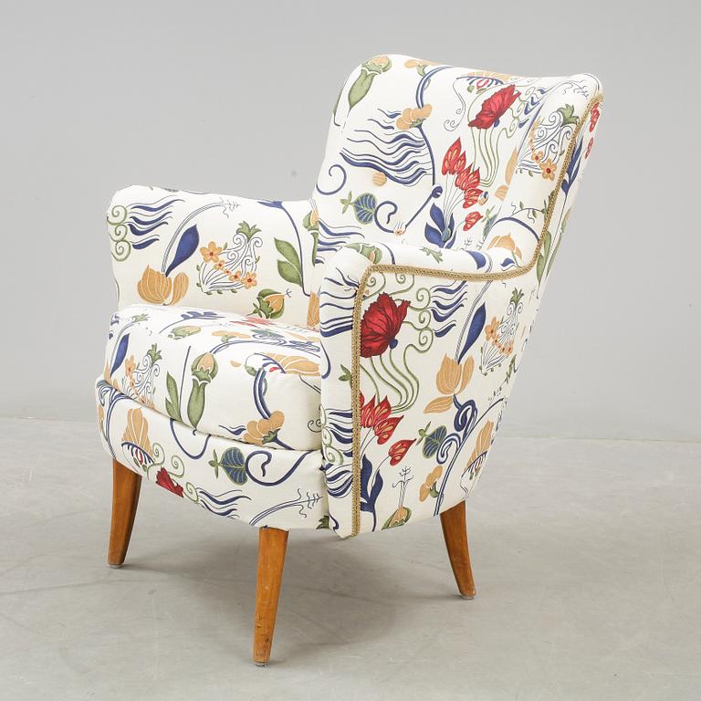 FÅTÖLJ, möjligen Carl Malmsten, 1900-talets mitt.