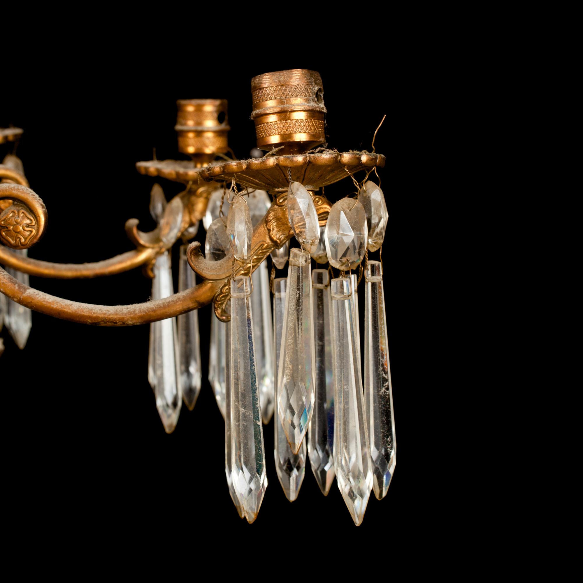 LJUSKRONA, omkr 1900. Höjd 85 cm.