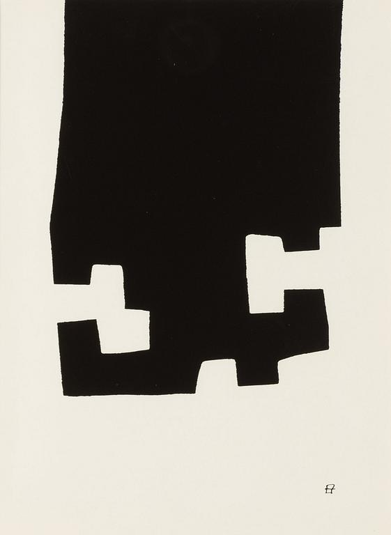 Eduardo Chillida, silkscreen, 1982, signed in print.