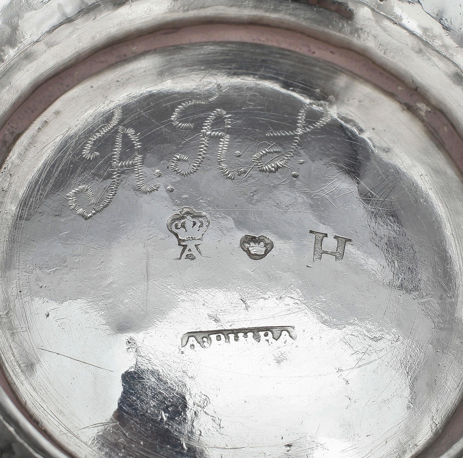 BÄGARE, silver, Anders Pihra, Åbo, 1817. Vikt 71 g.