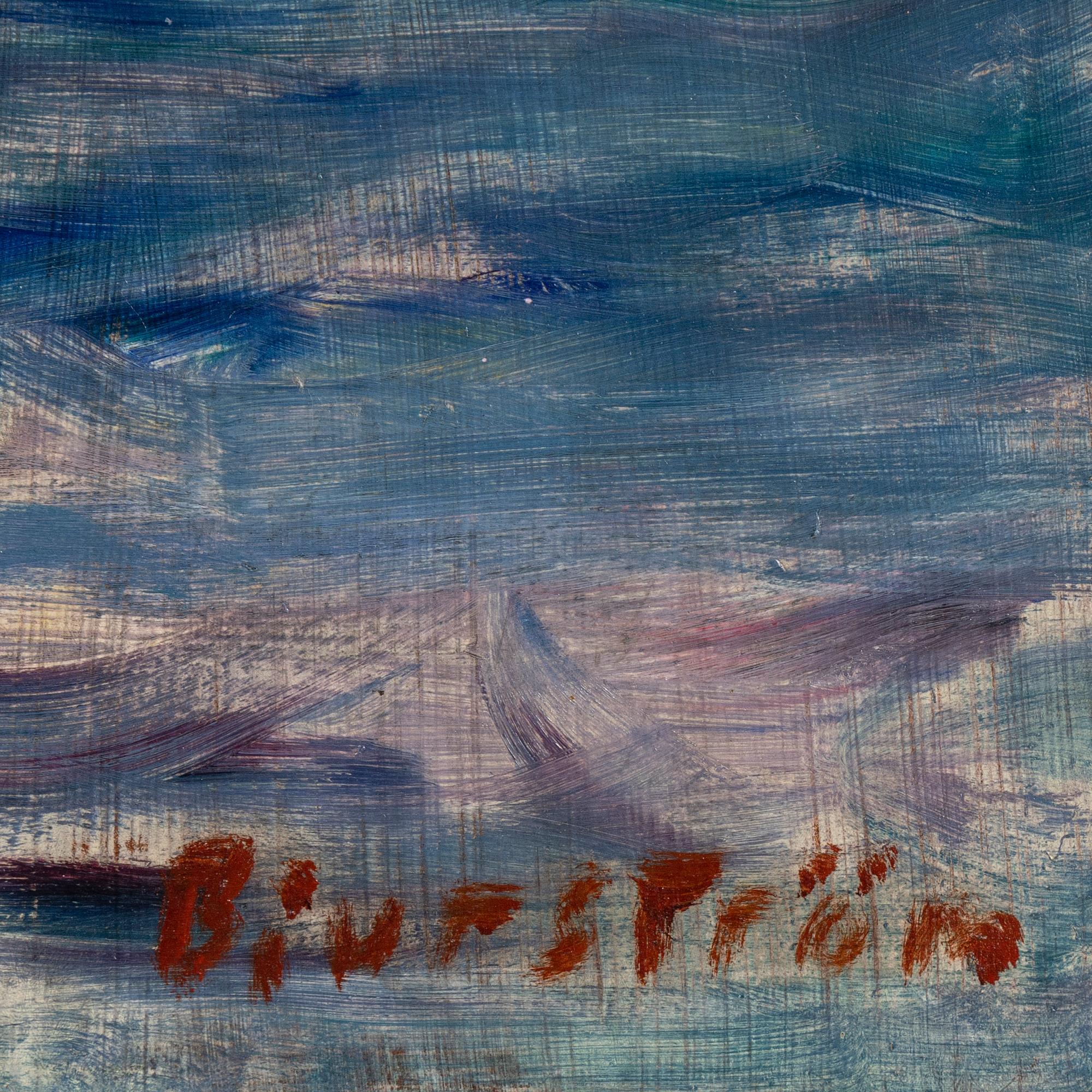 Tor Bjurström, oil on canvas, signed, also signed and dated -44 verso.