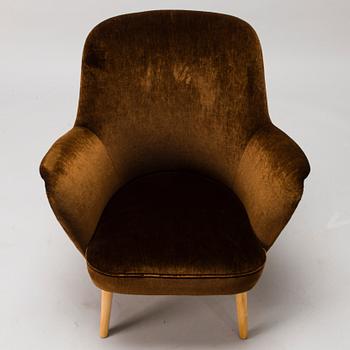 CARL GUSTAF HIORT AF ORNÄS, fåtölj, "Pedro", för Puunveisto Oy - Träsnideri Ab, 1950-tal.