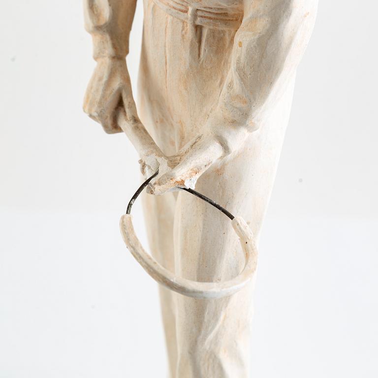 Alice Nordin, skulptur, Alice Nordin,  parian,, "G-gurra", Gustavsberg.
