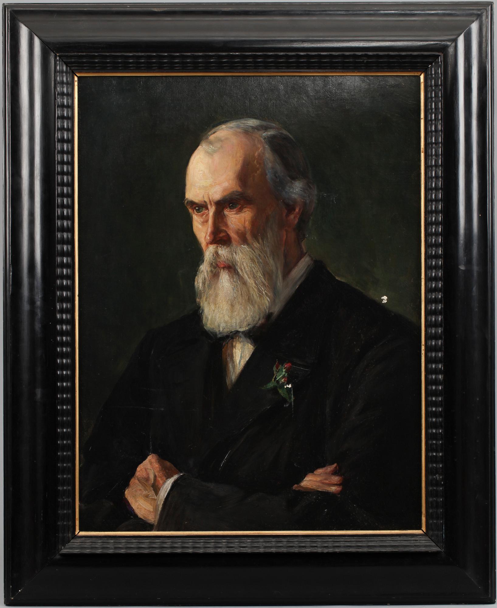 HILDEGARD THORELL, olja på duk, sign och dat 1898.