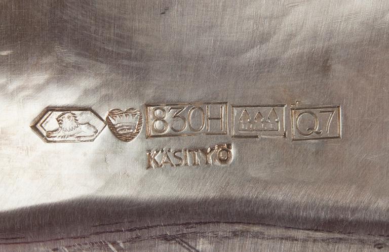 BRICKA, silver, Kultakeskus Tavastehus 1969. Vikt 1685 g.