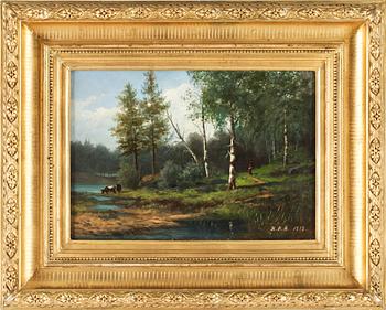 B.B.B, olja på duk, sign o dat 1878.