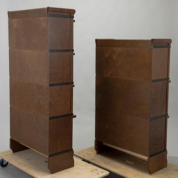 Seven book cabinets /book shelf for Boknäs,  21st century.