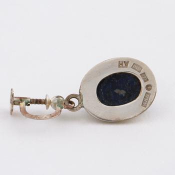 ÖRHÄNGEN, med lapis lazuli, Anders Högberg, Göteborg, 1966.