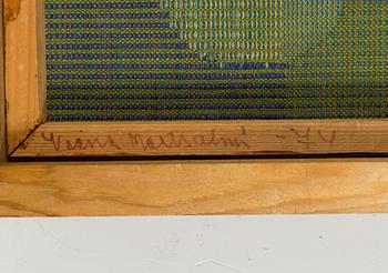 Viena Mertsalmi, translucent weaving, signed and dated -74.