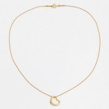 Tiffany & Co, Elsa Peretti, halsband, "Open Heart", 18K guld.