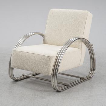 Kem Weber, after, a 'Hudson Street Lounge Chair' from Ralph Lauren, 21st Century.
