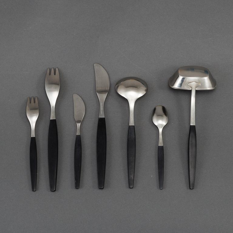 A 'Folke Arstrlm 'Focus De Luxe' steel cutlery, Gense (45 pieces).