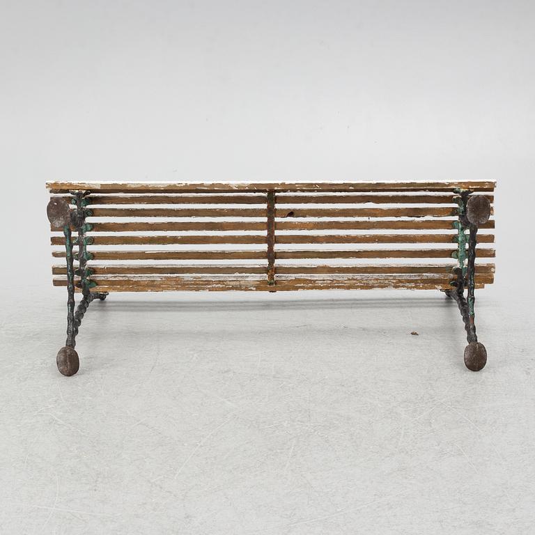A garden sofa, first half of the 20th Century.