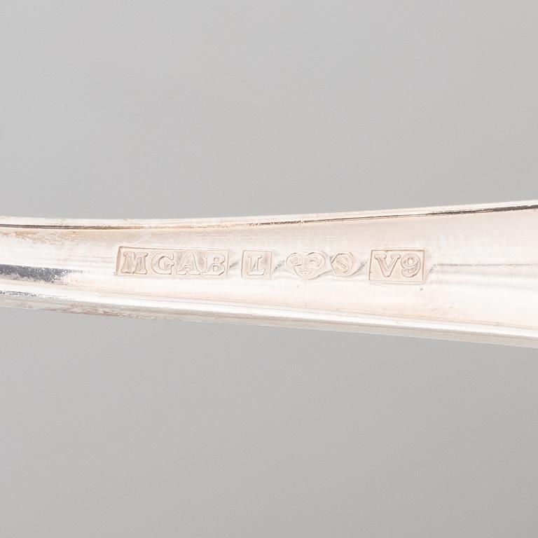 A silver cutlery set, "Disa" pattern, MGAB, Lidköping, some 1971 (106 pieces).