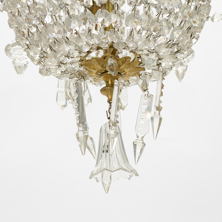 Ljuskrona, oskariansk, 1800-talets slut.