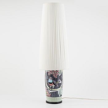 Table lamp, ceramic, Nila, Alingsås, second half of the 20th century.