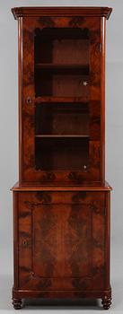 VITRINSKÅP, senempire, 1800-talets mitt/andra hälft.