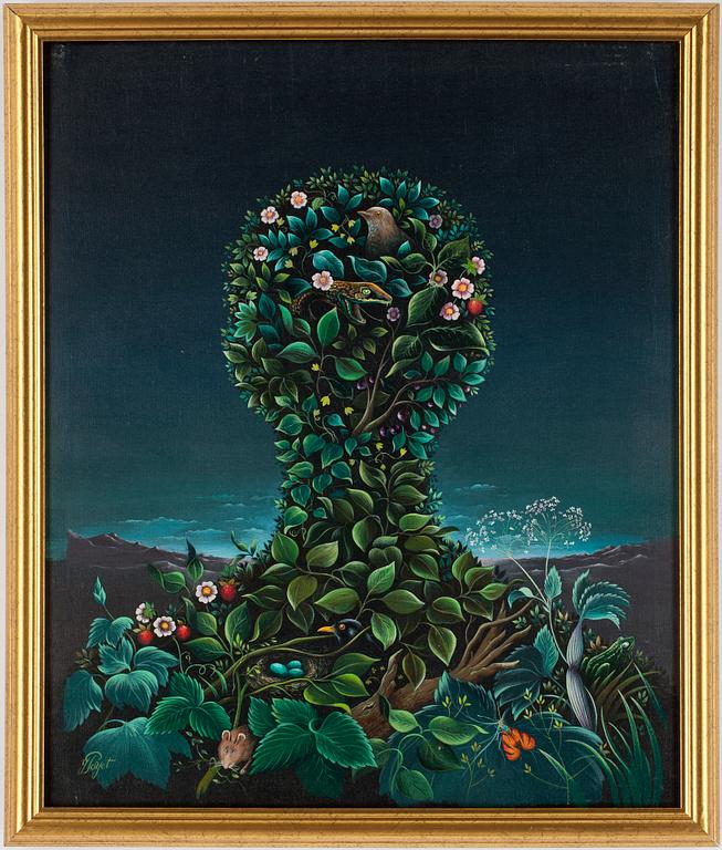 YVES POYET, olja på duk, signerad.