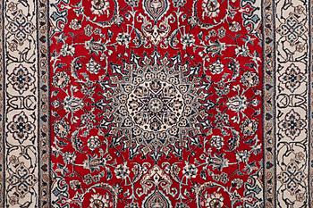 Matta, Nain, part silk, ca. 303 x 198 cm.