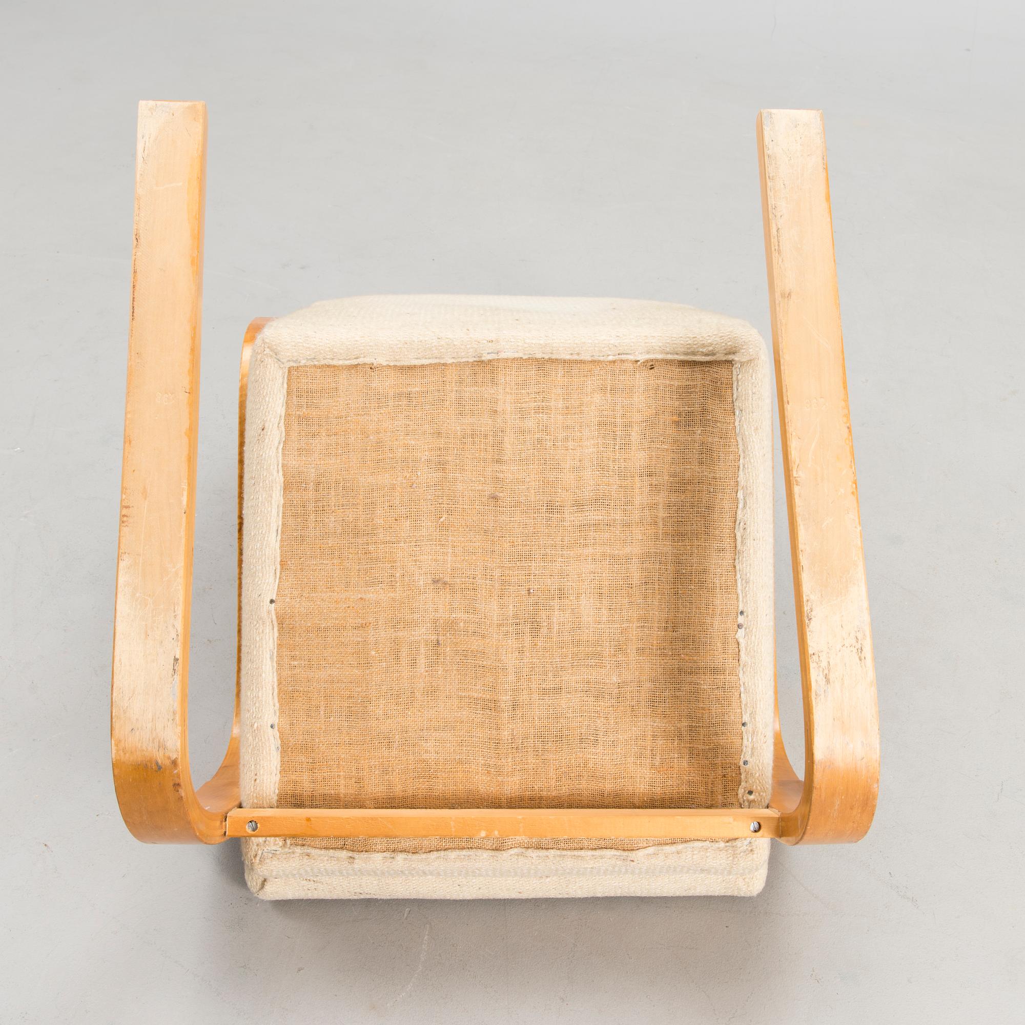 ALVAR AALTO, nojatuoli, 36/401, Artek 1900-luvun puoliväli.