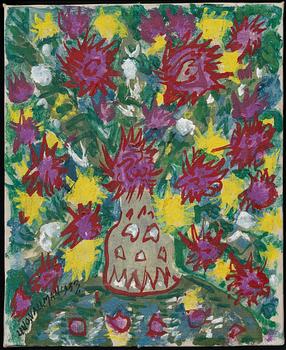 Uno Vallman, Floral still life.