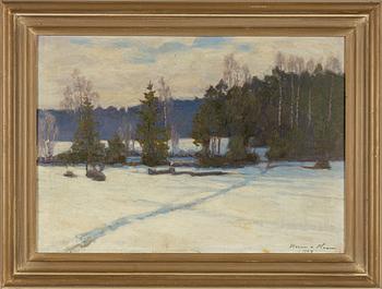 Werner von Hausen, Winter Landscape.