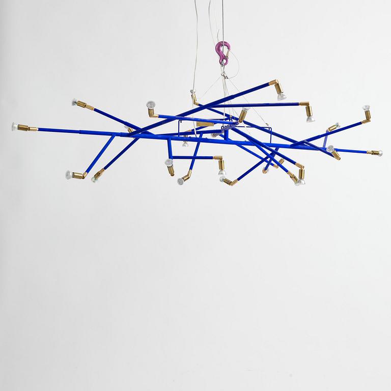 Jonas Bohlin, taklampa, ”Norrsken”, ed. 22/29, Örsjö Belysning, 2016.