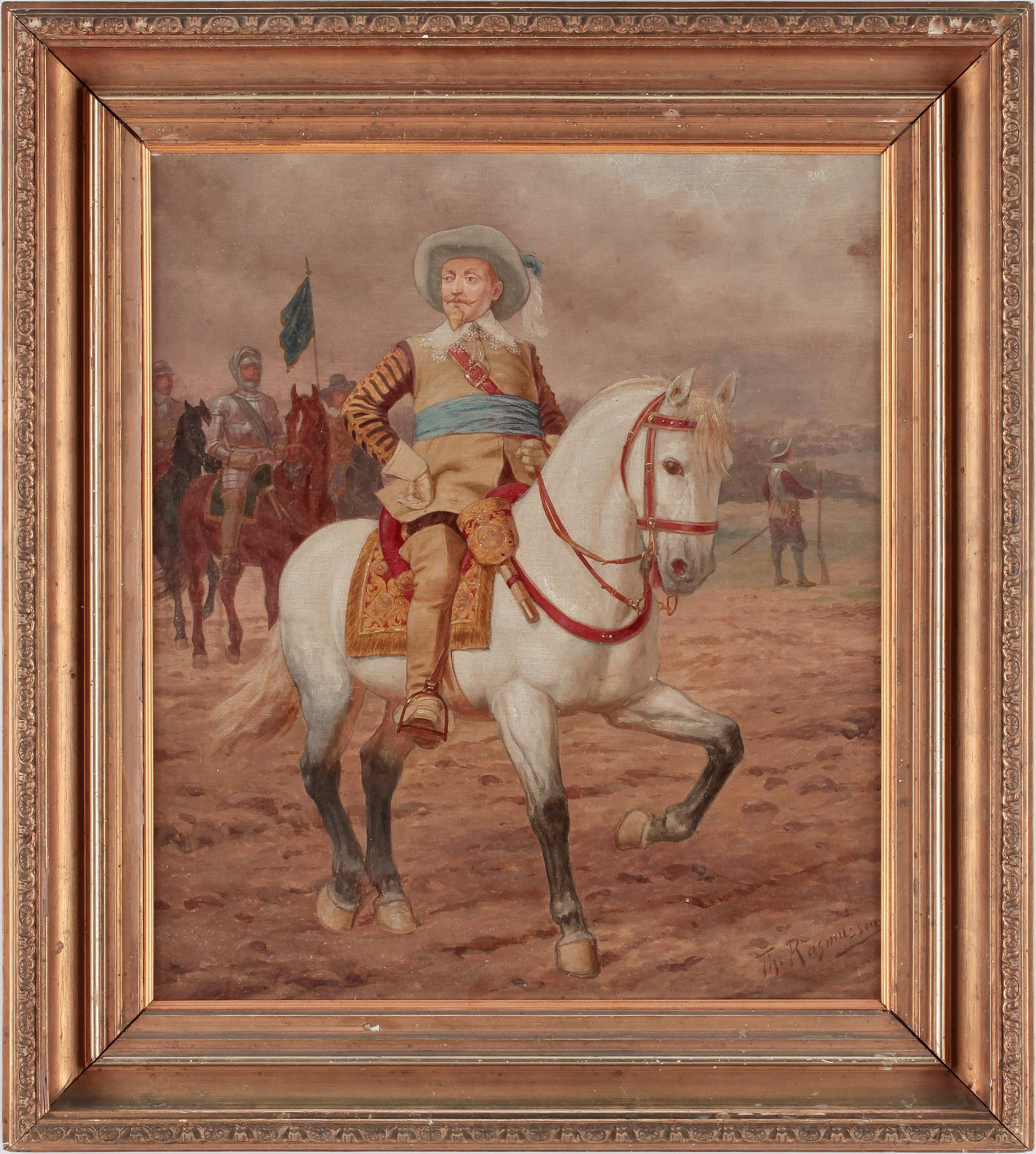 THORVALD RASMUSSEN, olja på duk, signerad.