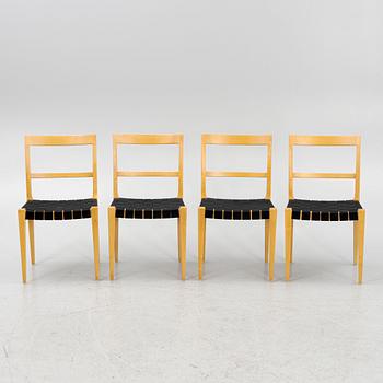Bruno Mathsson, chairs, 4 pcs, "Mimat", Bruno Mathsson International, Värnamo, 1995-2001.