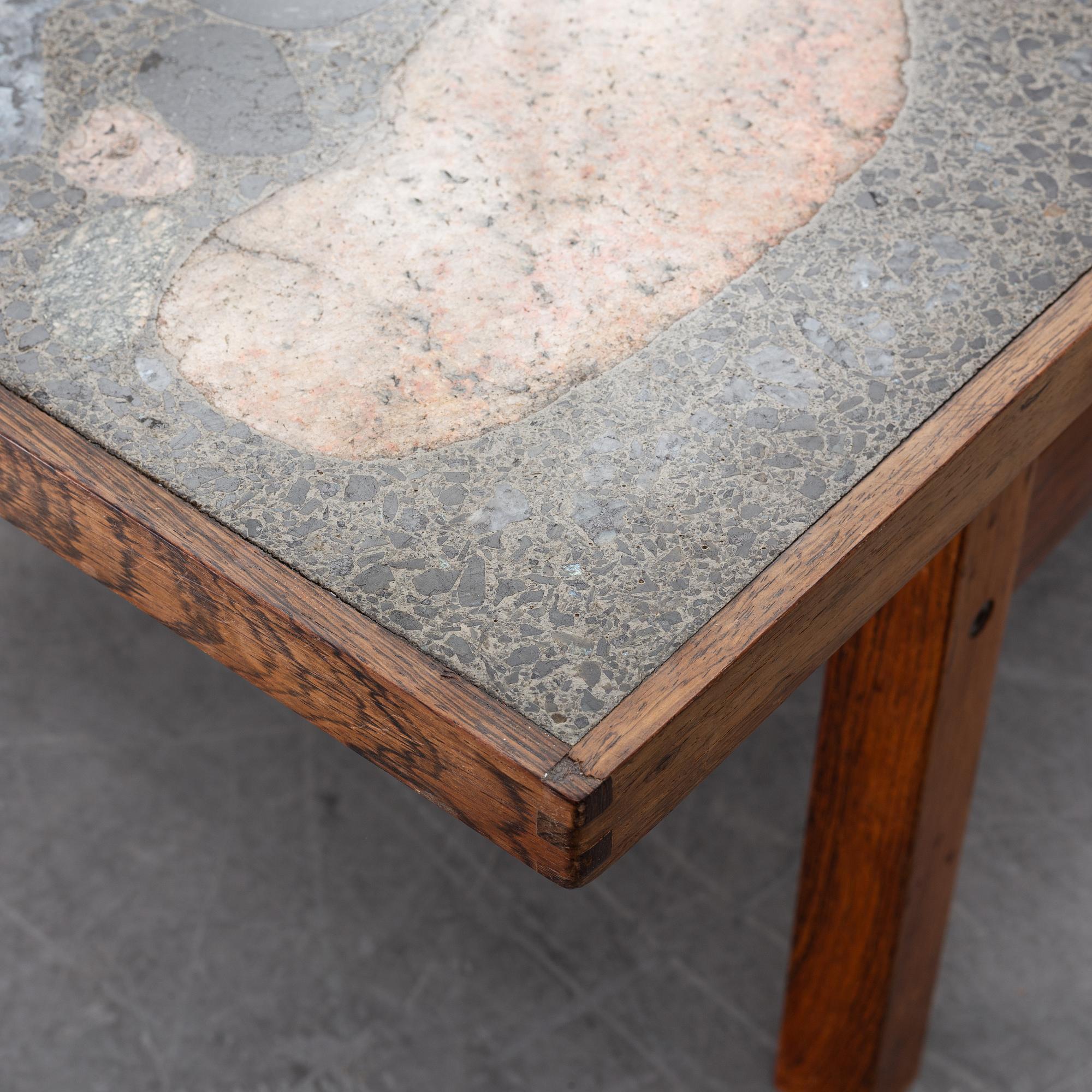 A coffee table, "Conglo", deisigned by Erling Viksjø, Norway, 1960's-80's.