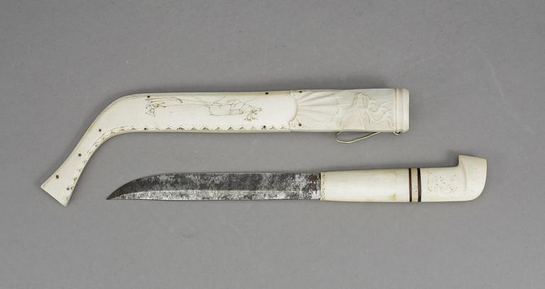 SAMEKNIV, otydligt signerad på bladet, 1900-tal.