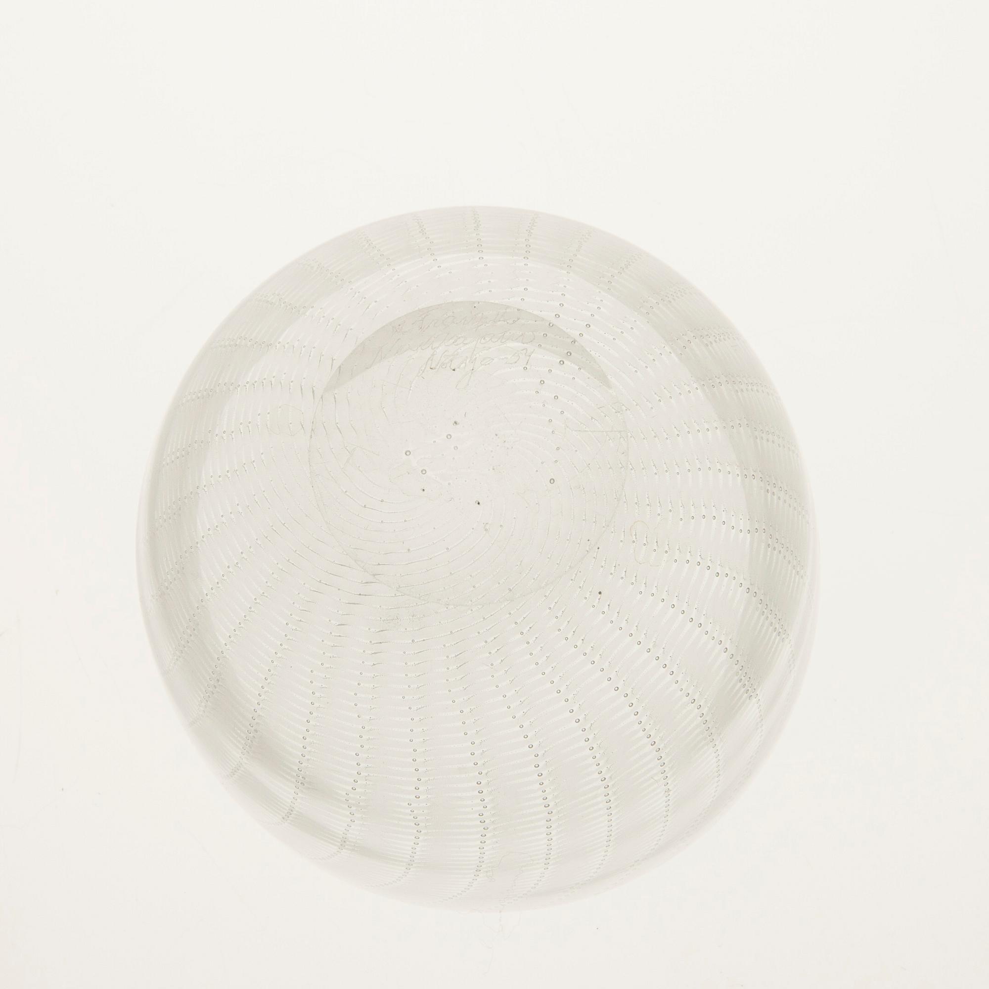 SKÅL, glas, signerad Kaj Franck Nuutajärvi Notsjö -54.