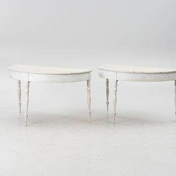 Matbord, 2 delar, 1800-tal.