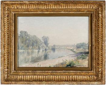 ALFRED WAHLBERG, olja på duk, signerad och daterad -91.