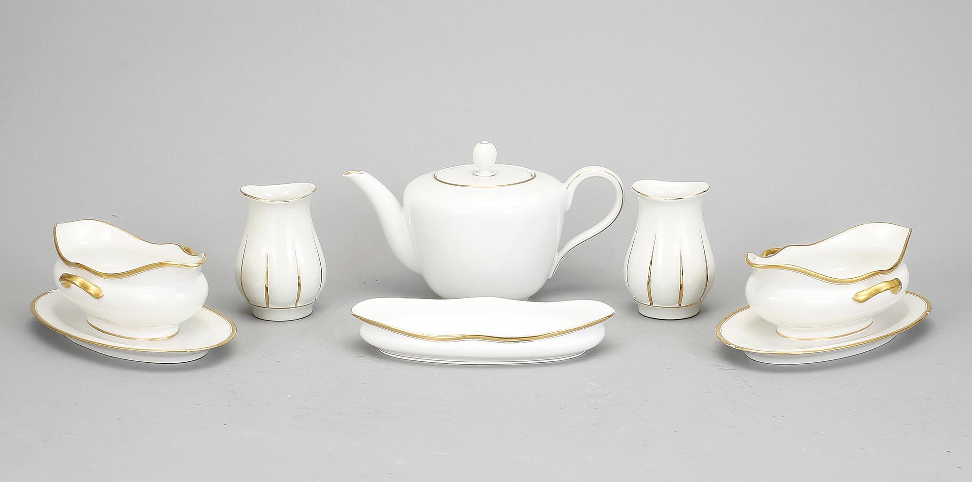 MATSERVIS, 85 delar, porslin, Haviland & Co, Limoges 1800-talets slut.