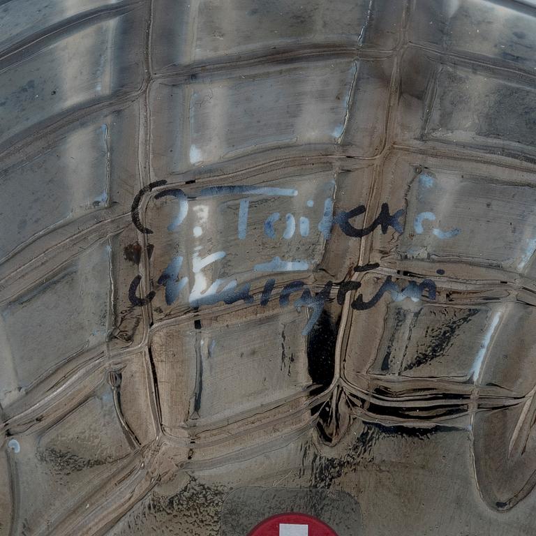 Oiva Toikka, lasilintu, "Kuikka", signeerattu O. Toikka Nuutajärvi.