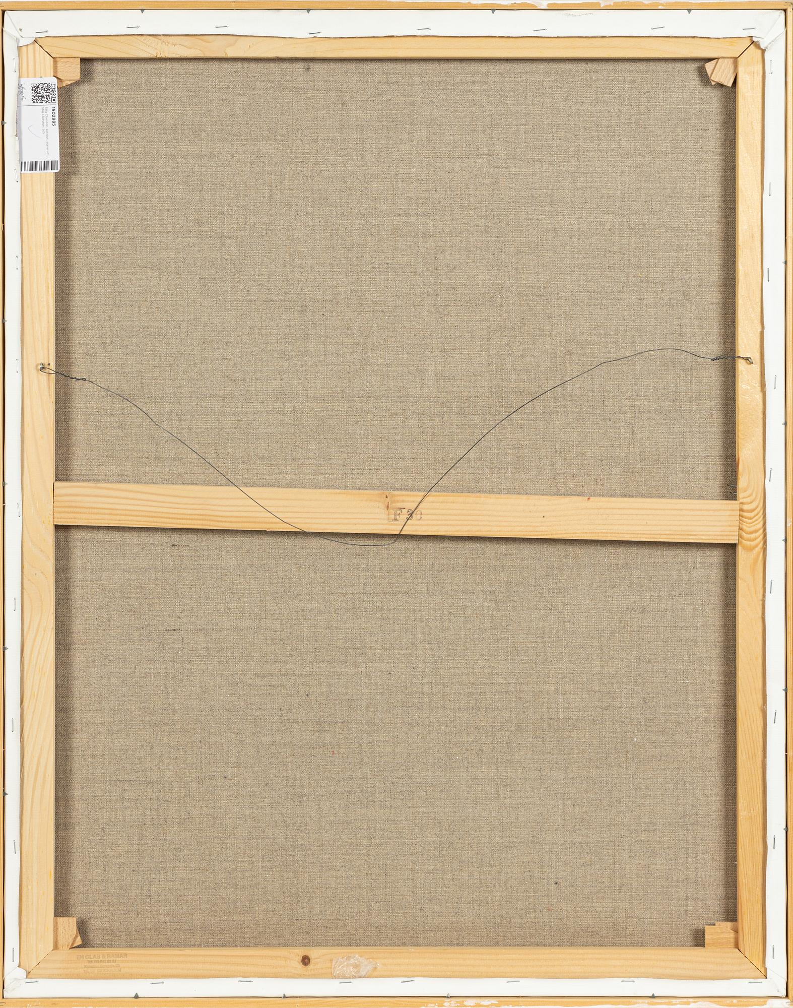 Stig Claesson, kol duk, signerad Stig Claesson.