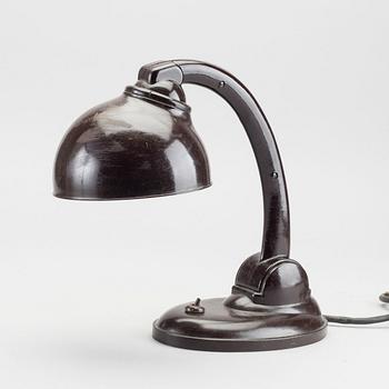 A 1930's bakelite table lamp.