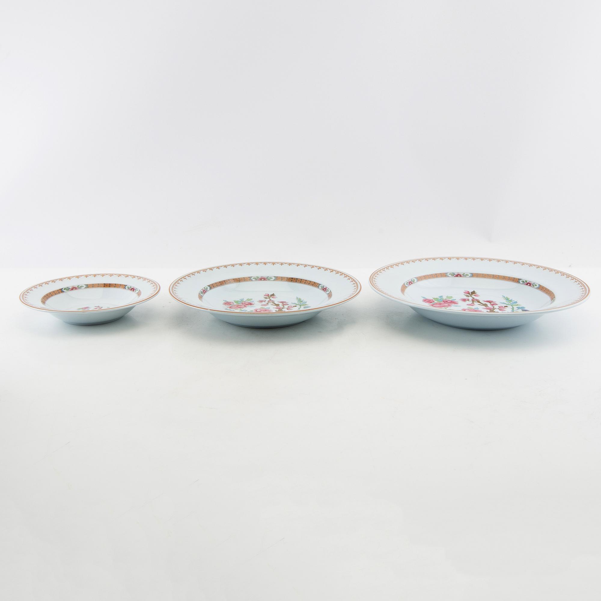 Rörstrand, service, 49 pieces, "Lotus", second half of the 20th century.