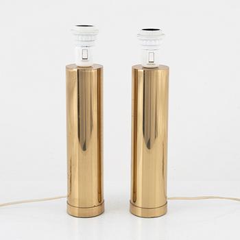 Bordslampor, ett par, modell "B-09", Bergboms.