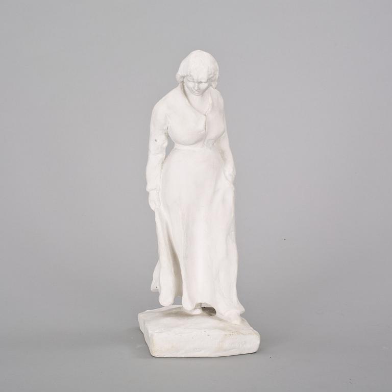 CARL ELDH, skulptur, gips, signerad.